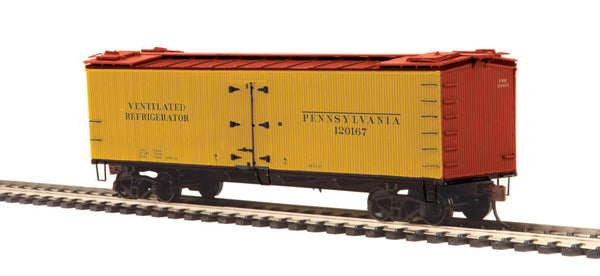 MTH 80-94001 Pennsylvania PRR R40-2 Woodside Reefer Car HO SCALE Like New