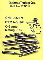 GarGraves 801 Mating Pins one dozen O Scale Limited NEW