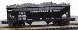 Lionel 6-11873 Chesapeake & Ohio C&O Offset Hopper 3-Pack O SCALE Like New