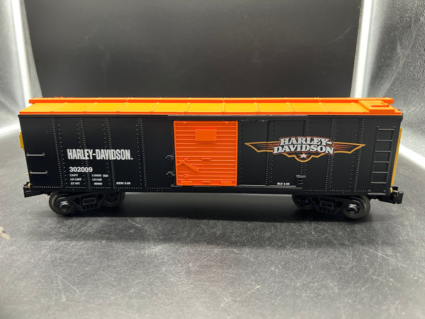 MTH Railking 30-7045A Harley Davidson boxcar O SCALE Like New