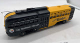 MTH Railking 30-2586-1 Pittsburgh Steelers Terrible Trolley PCC Electric Street Car With Proto-Sound 2.0 SIGNED by Myron Cope O SCALE Like New limited