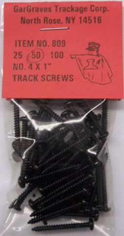 GarGraves 809-50 Track Screws No 4 X 1" package of 50 limited NEW