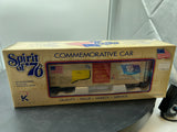 K-Line k761-7605 Spirit of '76 Connecticut State Boxcar O SCALE Like New