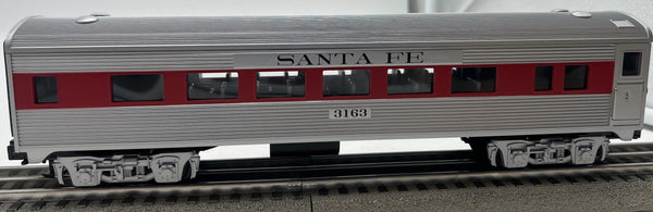 MTH Railking RK-6011 Santa Fe Streamlined Passenger Car O SCALE Like New