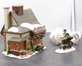 Department 56 4016903 Partridge Wreath Shop New England Village  Used Excellent