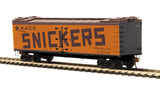 MTH 81-94007 Mars Snickers R40-2 Woodside Reefer Car - HO Scale Used Excellent