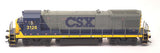 Atlas 49754 CSX B23-7 Locomotive Blue/Yellow/Grey N Scale Used Excellent Damaged Box