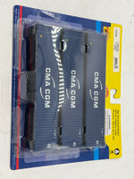 ATHEARN ATH28866 CMA-CGM 45' CONTAINER 3 PACK HO SCALE NEW