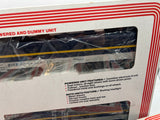 American Flyer 6-48102, 6-48900, 6-48901, 6-48902, 6-48903 Chesapeake Ohio C&O Passenger Train Set (Set of 5) PA-1 Diesel Locomotive and 4 passenger cars S Scale NEW
