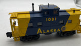 MTH Railking 30-7752 Alaska Steel Caboose - Alaska O SCALE Like New