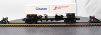 Lionel 6-52114 O gauge NYC TTOS flatcar with Gleason and SASIB trailer O SCALE Like New