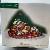 Department 56  North Pole Series 56.56776 Lucy's Pony Rides  (B)