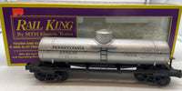 MTH RailKing MT-7300 Pennsylvania PRR Single Dome Tank Car PRR 498639 O SCALE Used Excellent