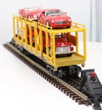 MTH Railking 30-76093 Chessie Auto Carrier Flat Car O SCALE Like New