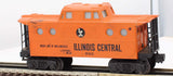 Lionel 6-9160 ILLINOIS CENTRAL N5C Lighted Caboose MPC O Scale Used Damaged Box