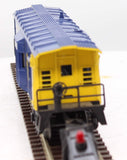 Lionel 6-9317 ATCHISON TOPEKA SANTA FE Blue & Yellow Bay Window Caboose 9317 O Scale Used Damaged Box
