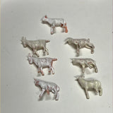 O Scale Figure Pack Sheep / Goats Need Repainted USED