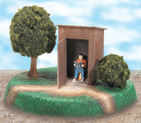 Lionel 6-34150 The Reading Room Operating Outhouse building O SCALE Like New