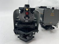 MTH Premier 20-3532-1 Union Pacific UP FEF 4-8-4 Northern Steam Engine - TT Gray w/Yellow Stripes With Proto-Sound 3.0 O SCALE Like New