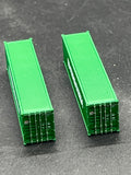 Set of 2 Evergreen Intermodal Containers N Scale Like New