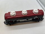 MTH Railking 30-7398 Lehigh Valley 3-Dome Tank Car O SCALE Used Excellent