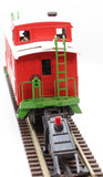 MTH 30-4207C Christmas Offset Steel Caboose O SCALE Like New