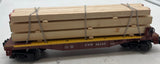 Lionel C-46152 CNW Lumber flatcar w/ created wood load O SCALE Used Excellent No Box