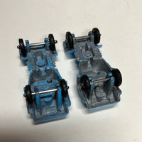 Tootsie Toys Blue Hotrod Set of 2 Metal Cars HO SCALE