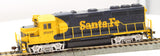 Bachmann 3507 Santa-Fe DCC? GP 40 Engine HO SCALE Like New No Box