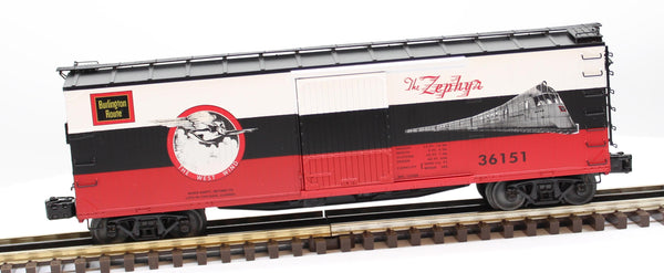 Lionel Burlington Zephyr 6-58228 CB&Q Double Sheathed Boxcar O SCALE Like New