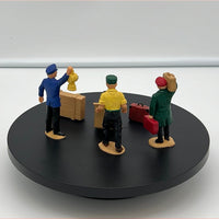 LGB Figure Pack Station Workers  and Accessories (3) G SCALE USED