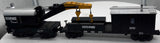 MTH 30-79346, 30-79350 Norfolk Southern Crane Car and Crane Tender Car (Set of 2) O Scale Like New
