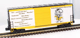 MTH Railking 30-74489 Myron Cope RailKing 40' High Cube Box Car O SCALE Like New