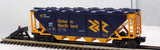 Lionel 6-6100 Ontario Northland 4 Bay Covered Hopper #6100 O SCALE Like New