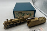 NWSL 553-579 Northwest Short Line Brass Norfolk Western 578 Pacific E-2A 4-6-2 Builder Alco Richmond 1910 Steam Locomotive BRASS HO SCALE Used Excellent Damaged Box
