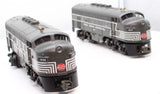 MTH 30-2001 NEW YORK CENTRAL F-3 AA Diesel Set No.1607/1606 RailKing O Scale Like New