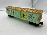 Lionel 6-7603 Spirit of 76 State of New Jersey box car  O SCALE Used Excellent