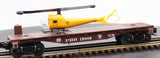 Lionel 6-36195 Pennsylvania Patrol Helicopter Flatcar O SCALE NEW