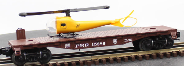 Lionel 6-36195 Pennsylvania Patrol Helicopter Flatcar O SCALE NEW