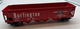K-Line k623-1331 Burlington Route (red) Scale Hopper O SCALE Like New
