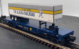 MTH Railking 30-76427 Alaska RailKing Flat Car w/40' Trailer Scale O SCALE Like New