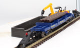 K-Line 6-21665 Alaska Operating Dump Car w/logs and claw vehicle O SCALE Like New
