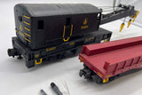 MTH 20-98295, 20-98299 Baltimore & Ohio Crane Car and Crane Tender (Set of 2) O Scale Used Excellent