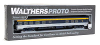 Walthers Proto 920-9373 Chesapeake & Ohio C&O Pere Marquette Lighted 85' Pullman Standard Lunch Counter Lounge HO SCALE