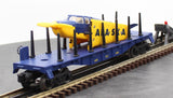Lionel 6-36021 Alaska Railroad Flatcar with Alaska Airplane #6424 O SCALE Like New