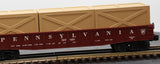 MTH RailKing 30-7209 Pennsylvania Gondola Car O SCALE Used Excellent Damaged Box
