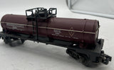 Lionel 6-6307 Pennsylvania Railroad PRR Tuscan single dome tank car O SCALE Used Excellent