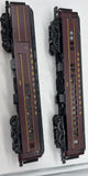 MTH Premier 20-4173 Pennsylvania PRR 2-Car 70' Madison Coach/Din Passenger Set O SCALE Like New