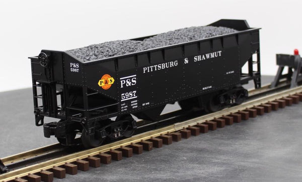 MTH Premier 20-97538 Pittsburg & Shawmut 2-Bay Offset Hopper Car O SCALE NEW