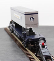 MTH Railking 30-7633 Baltimore & Ohio Flat Car w/ trailer O SCALE NEW